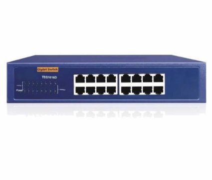 Tenda Switch Gigabit Ethernet TEG1016D _ 16 port LAN tốc độ 10/100/1000Mbps